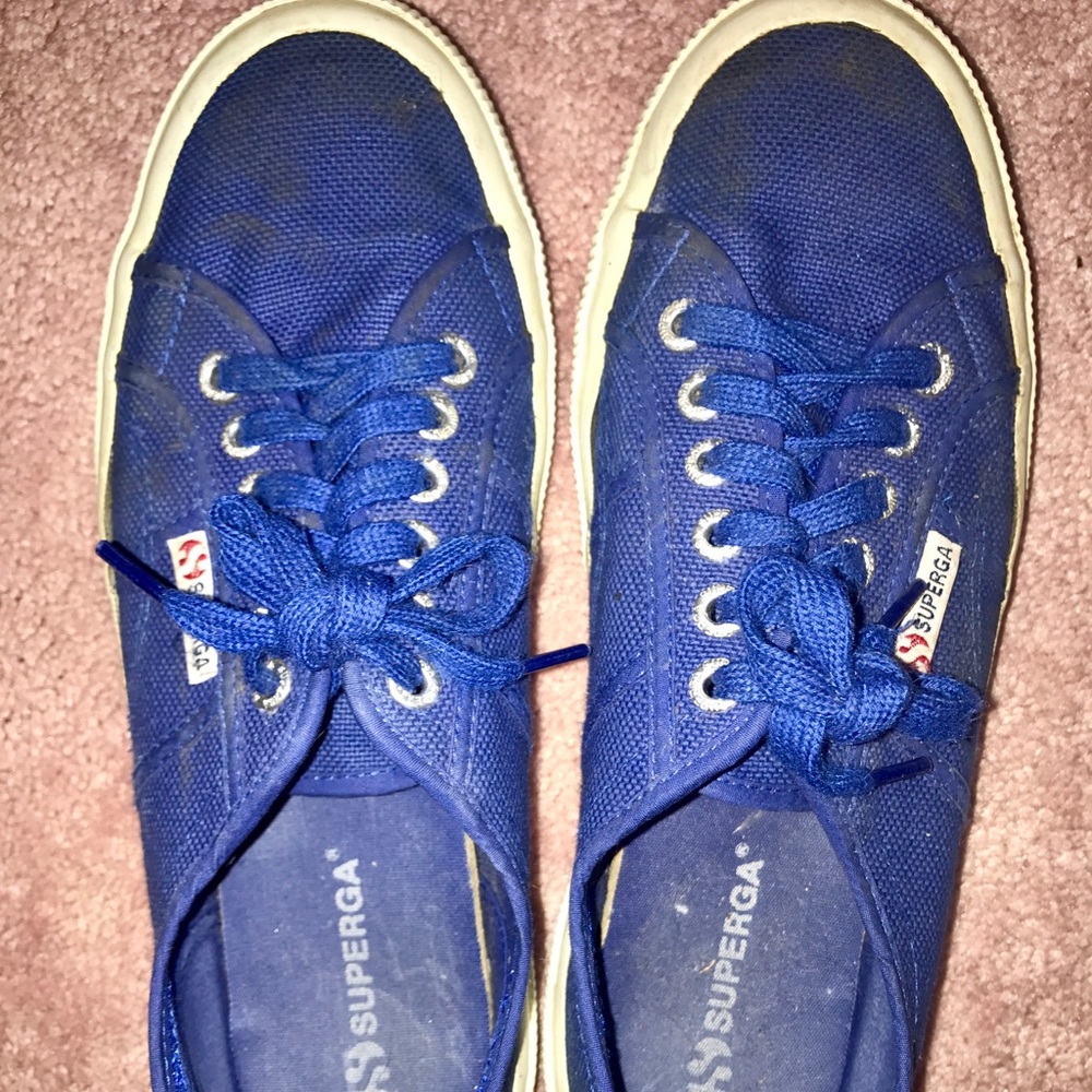 Blue Superga Sneakers